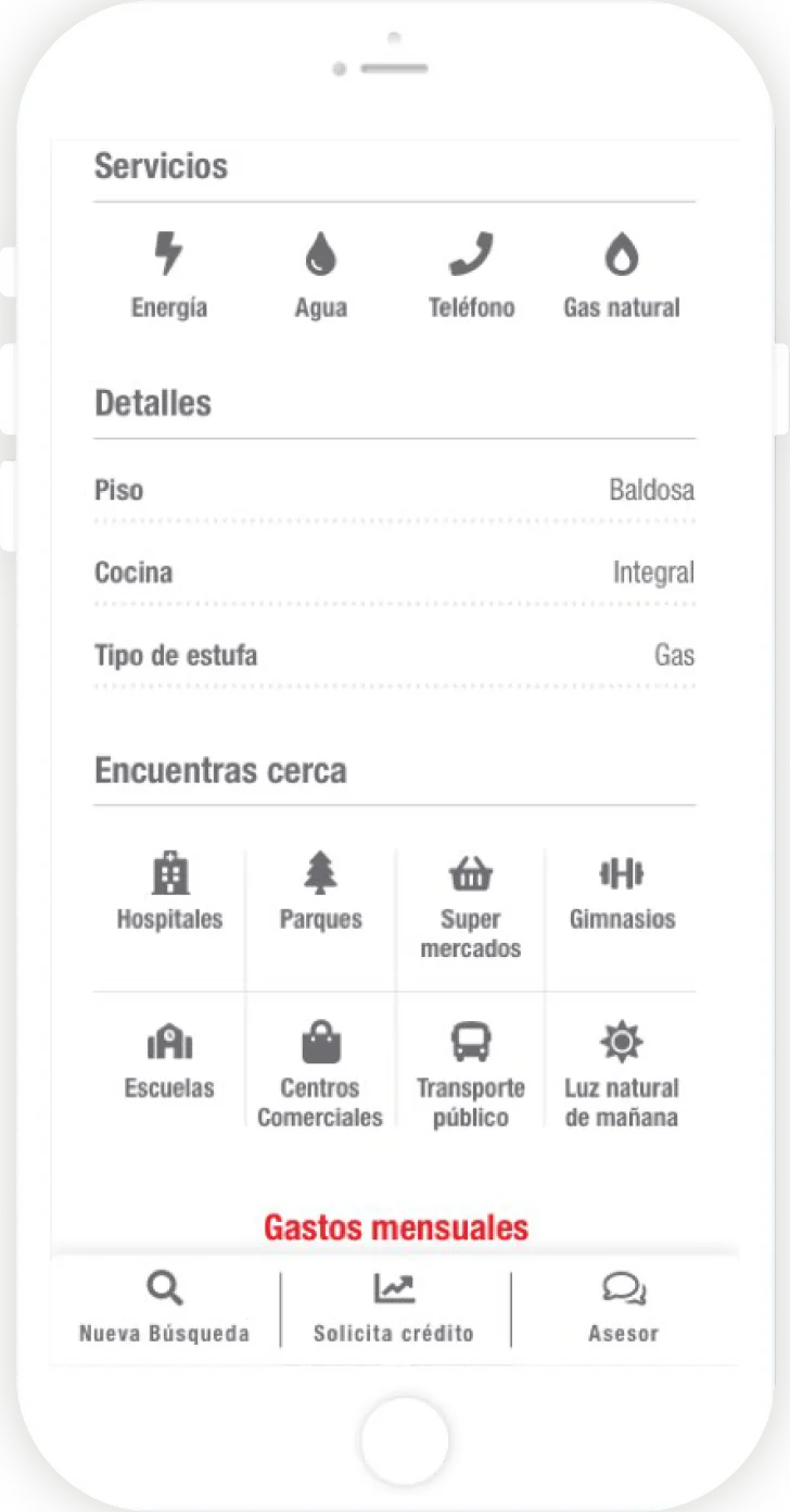 Davivienda MyHouse app screen