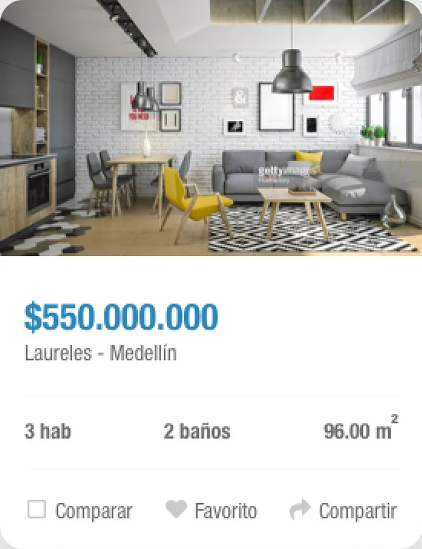 Davivienda MyHouse website detail