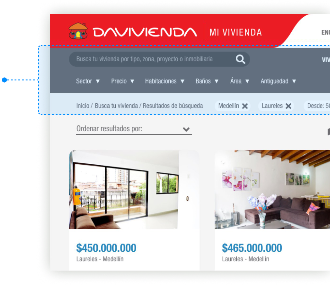 Davivienda — A More Relevant Filtering System