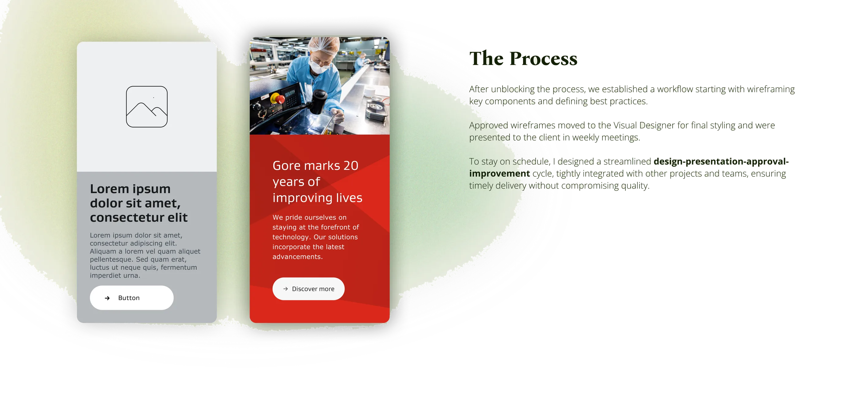 Gore Design System + Corporate & Medical Websites — design, screen 1 of 1
