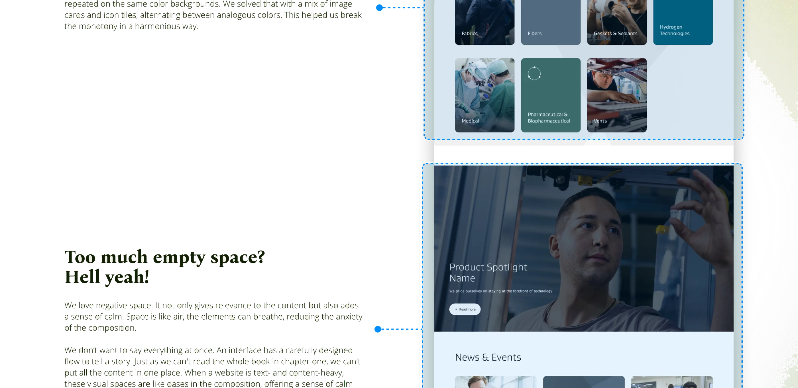 Gore Design System + Corporate & Medical Websites — design, screen 1 of 1