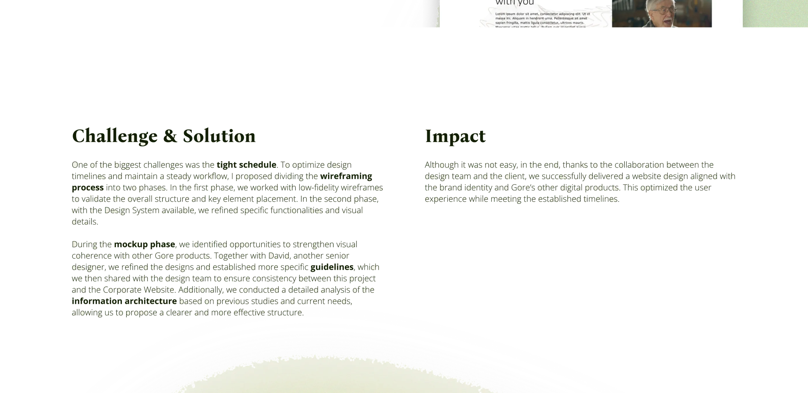Gore Design System + Corporate & Medical Websites — design, screen 1 of 1