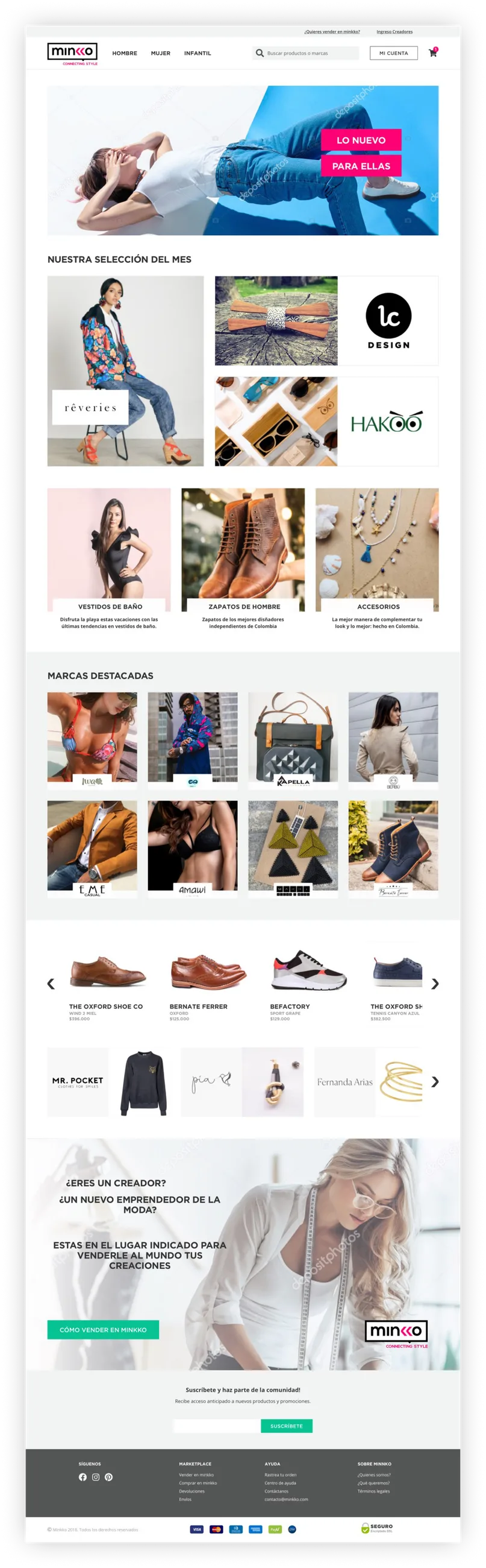 Minkko — Strategic Home Design Centered Around Content