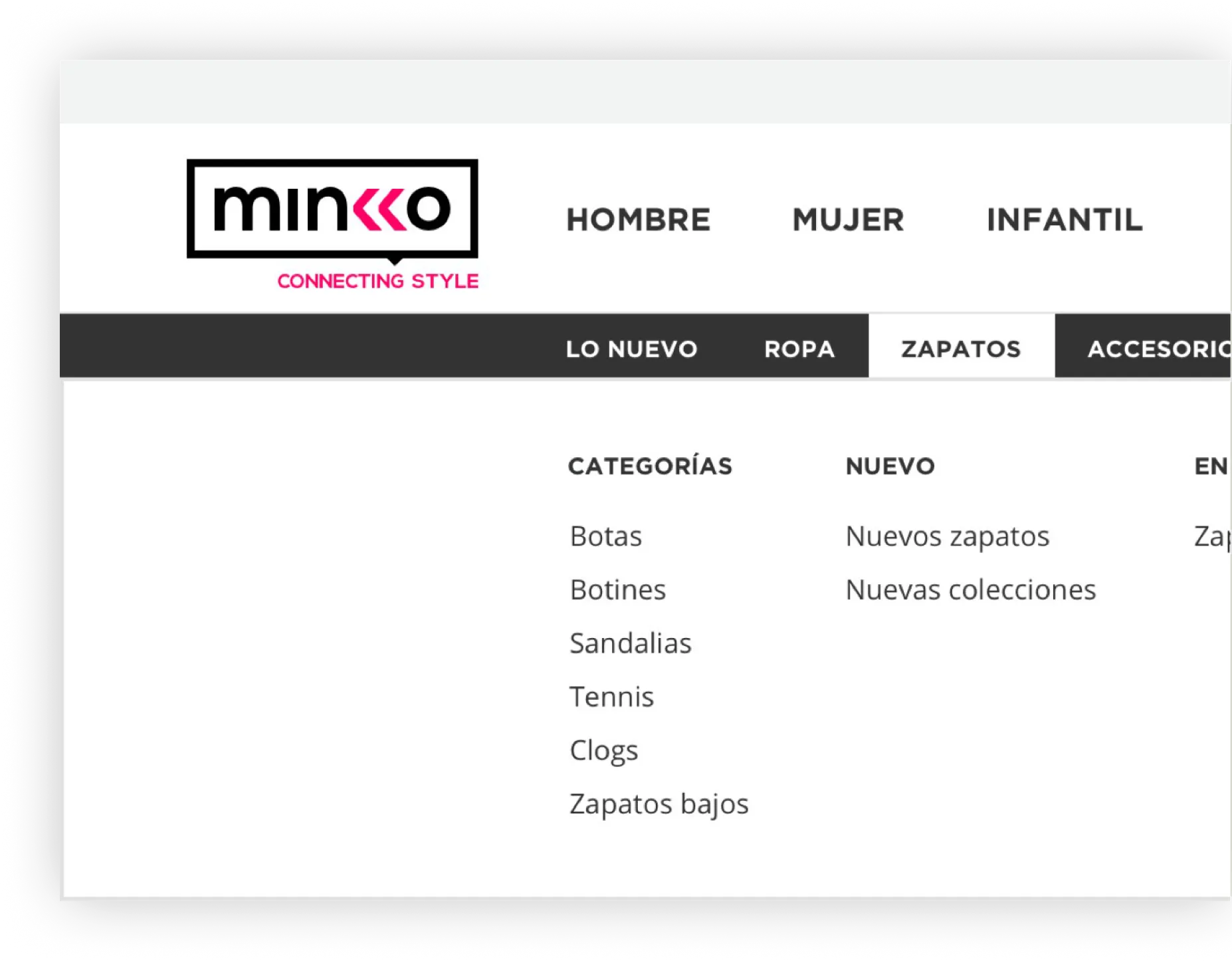 Minkko — Improved navigation concept